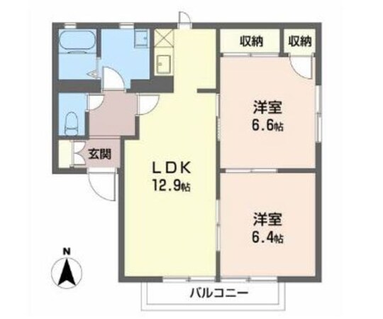 三島駅 バス15分  藤倉アパート前下車：停歩5分 1階の物件間取画像